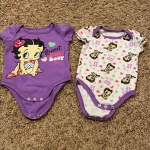 Betty hoop onesies